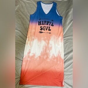 Hippie Soul Tie-Dye Maxi Dress
